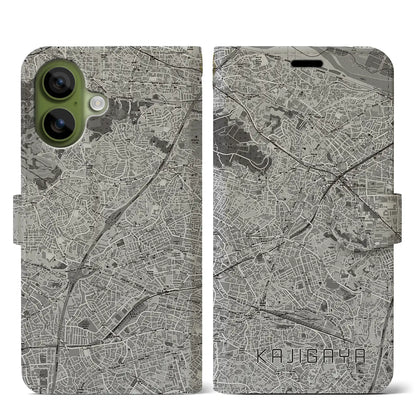 【梶が谷（神奈川県）】地図柄iPhoneケース（手帳タイプ）
