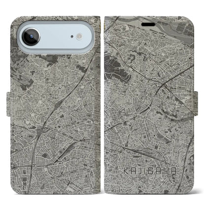 【梶が谷（神奈川県）】地図柄iPhoneケース（手帳タイプ）