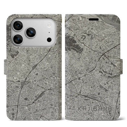 【梶が谷（神奈川県）】地図柄iPhoneケース（手帳タイプ）