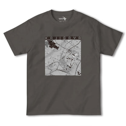 【梶が谷（神奈川県）】地図柄ヘビーウェイトTシャツ