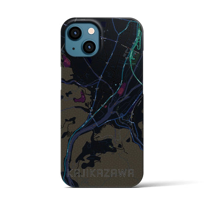 【鰍沢（山梨県）】地図柄iPhoneケース（バックカバータイプ）