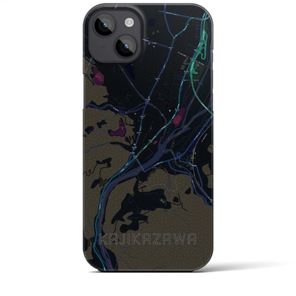 【鰍沢（山梨県）】地図柄iPhoneケース（バックカバータイプ）