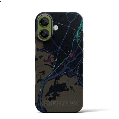 【鰍沢（山梨県）】地図柄iPhoneケース（バックカバータイプ）