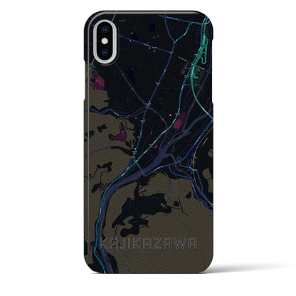 【鰍沢（山梨県）】地図柄iPhoneケース（バックカバータイプ）