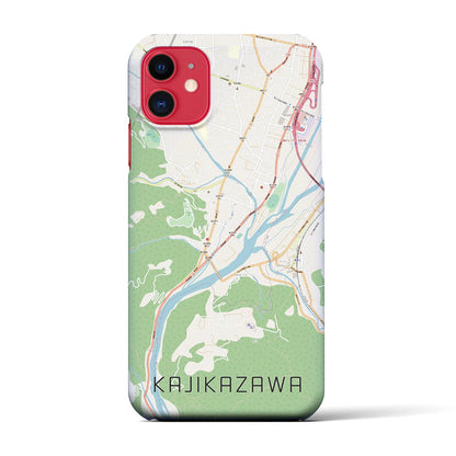 【鰍沢（山梨県）】地図柄iPhoneケース（バックカバータイプ）