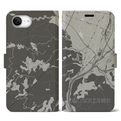 【鰍沢（山梨県）】地図柄iPhoneケース（手帳タイプ）