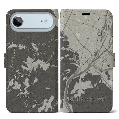 【鰍沢（山梨県）】地図柄iPhoneケース（手帳タイプ）