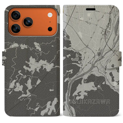 【鰍沢（山梨県）】地図柄iPhoneケース（手帳タイプ）