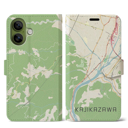 【鰍沢（山梨県）】地図柄iPhoneケース（手帳タイプ）