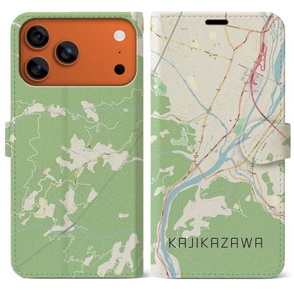 【鰍沢（山梨県）】地図柄iPhoneケース（手帳タイプ）