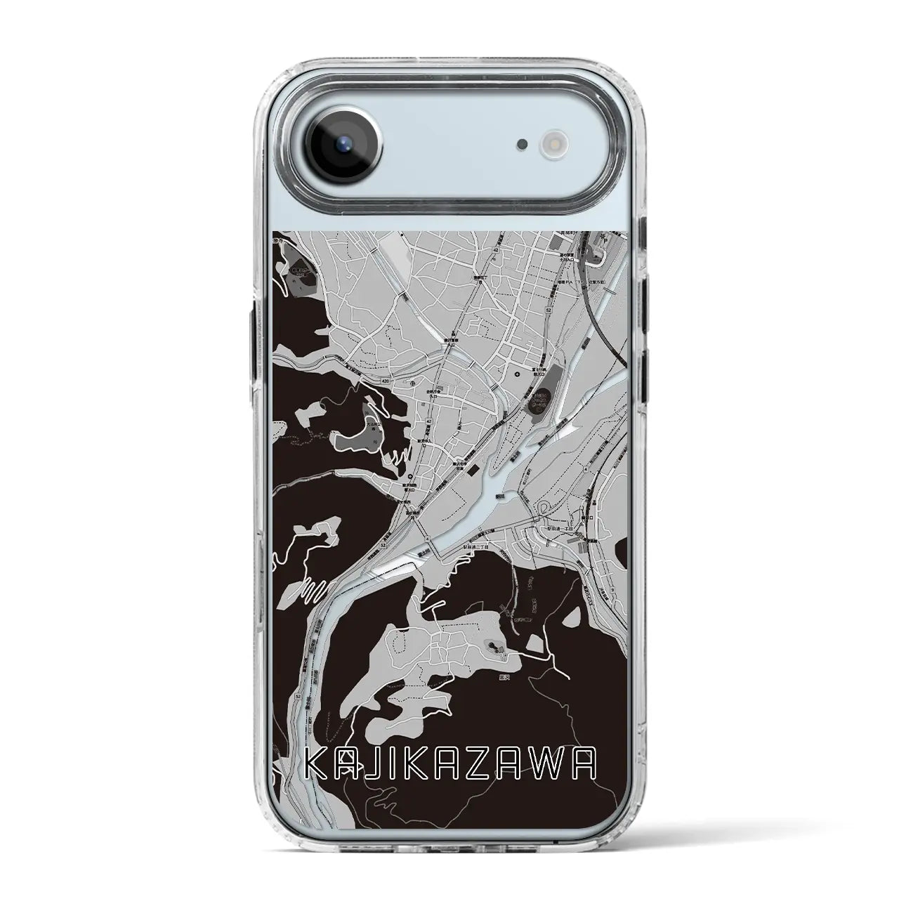 【鰍沢（山梨県）】地図柄iPhoneケース（MagSafeタイプ）