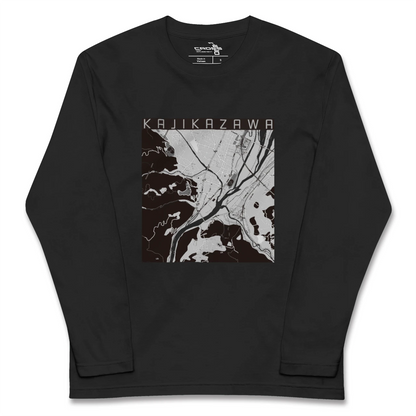 【鰍沢（山梨県）】地図柄ロングスリーブTシャツ