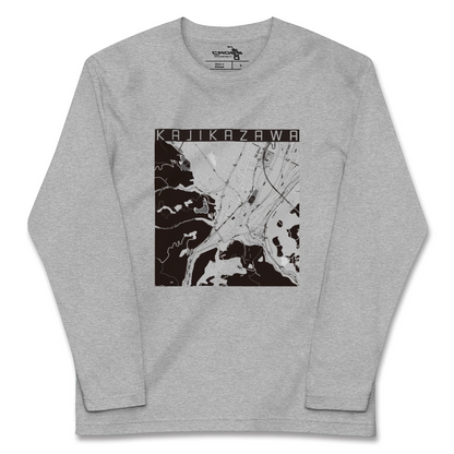 【鰍沢（山梨県）】地図柄ロングスリーブTシャツ
