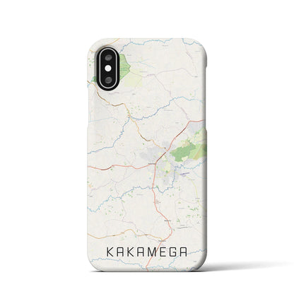 【カカメガ（ケニア）】地図柄iPhoneケース（バックカバータイプ）