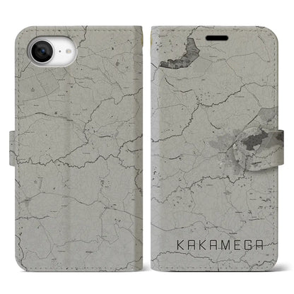 【カカメガ（ケニア）】地図柄iPhoneケース（手帳タイプ）