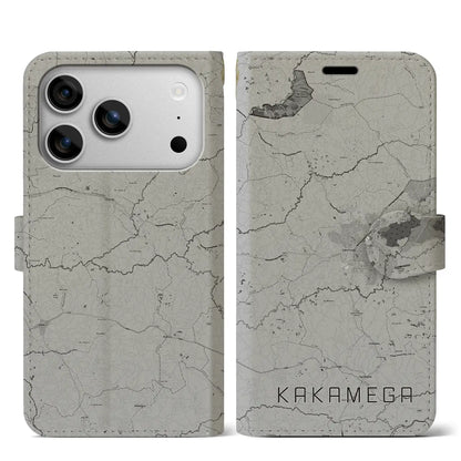 【カカメガ（ケニア）】地図柄iPhoneケース（手帳タイプ）
