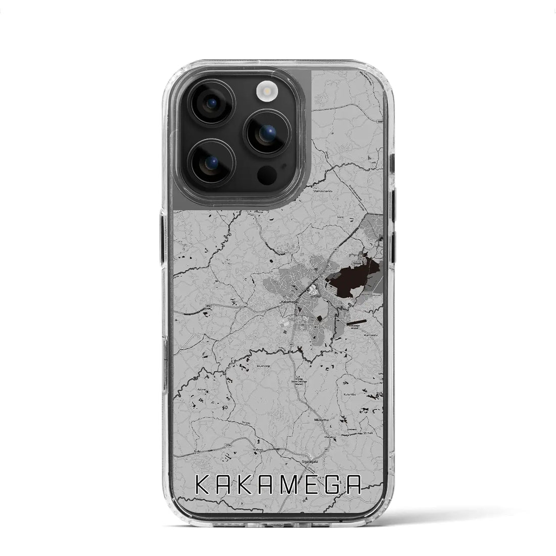 【カカメガ（ケニア）】地図柄iPhoneケース（MagSafeタイプ）