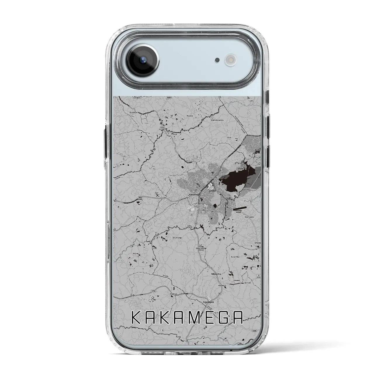 【カカメガ（ケニア）】地図柄iPhoneケース（MagSafeタイプ）