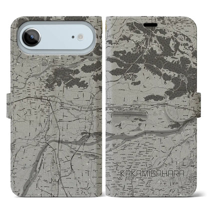 【各務原（岐阜県）】地図柄iPhoneケース（手帳タイプ）