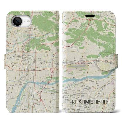 【各務原（岐阜県）】地図柄iPhoneケース（手帳タイプ）