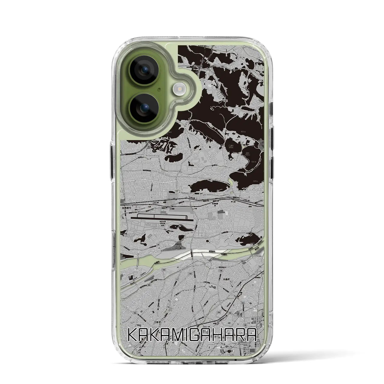 【各務原（岐阜県）】地図柄iPhoneケース（MagSafeタイプ）