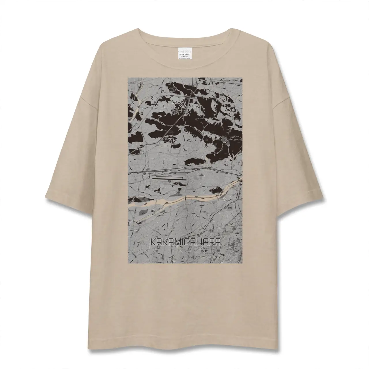 【各務原（岐阜県）】地図柄ビッグシルエットTシャツ