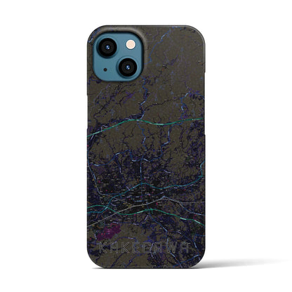 【掛川2（静岡県）】地図柄iPhoneケース（バックカバータイプ）