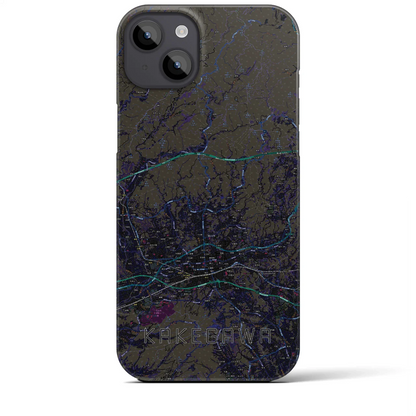 【掛川2（静岡県）】地図柄iPhoneケース（バックカバータイプ）