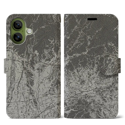 【掛川2（静岡県）】地図柄iPhoneケース（手帳タイプ）