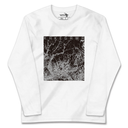 【掛川2（静岡県）】地図柄ロングスリーブTシャツ