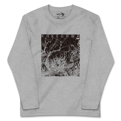 【掛川2（静岡県）】地図柄ロングスリーブTシャツ