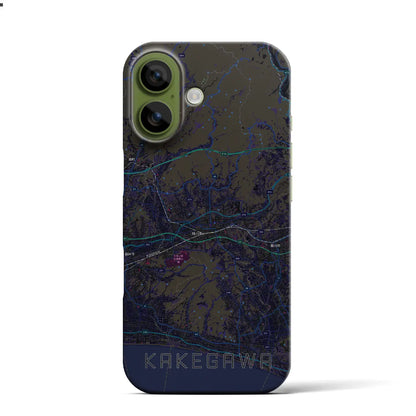 【掛川3（静岡県）】地図柄iPhoneケース（バックカバータイプ）