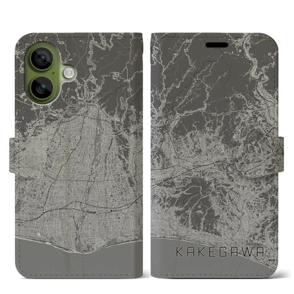 【掛川3（静岡県）】地図柄iPhoneケース（手帳タイプ）