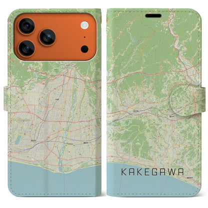 【掛川3（静岡県）】地図柄iPhoneケース（手帳タイプ）