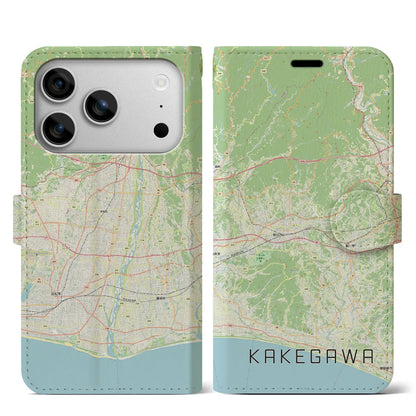 【掛川3（静岡県）】地図柄iPhoneケース（手帳タイプ）