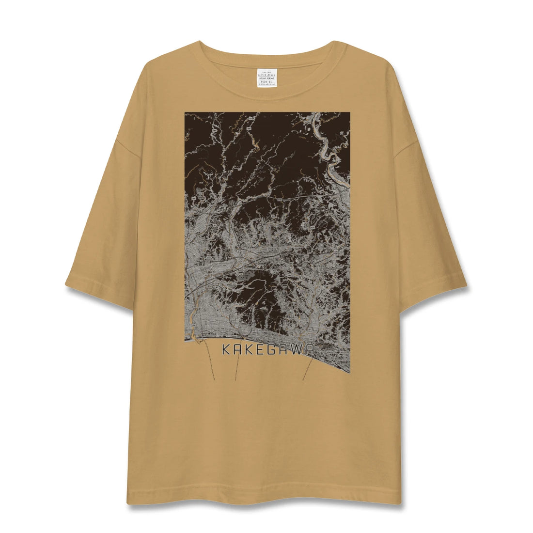 【掛川(静岡県)】地図柄ビッグシルエットTシャツ