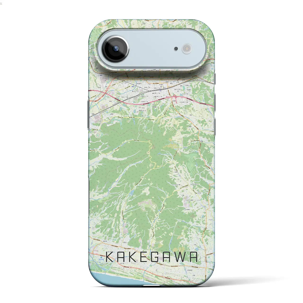 【掛川（静岡県）】地図柄iPhoneケース（バックカバータイプ）