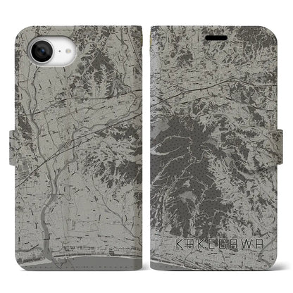 【掛川（静岡県）】地図柄iPhoneケース（手帳タイプ）