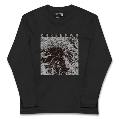 【掛川（静岡県）】地図柄ロングスリーブTシャツ