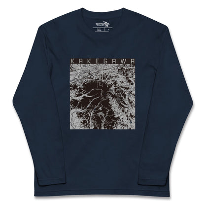 【掛川（静岡県）】地図柄ロングスリーブTシャツ