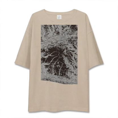 【掛川（静岡県）】地図柄ビッグシルエットTシャツ