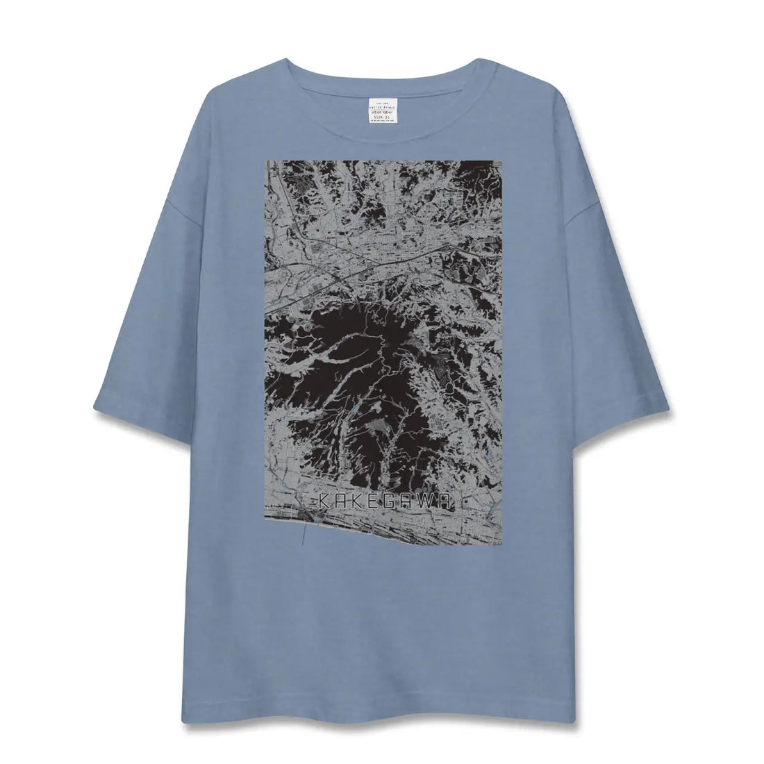【掛川(静岡県)】地図柄ビッグシルエットTシャツ