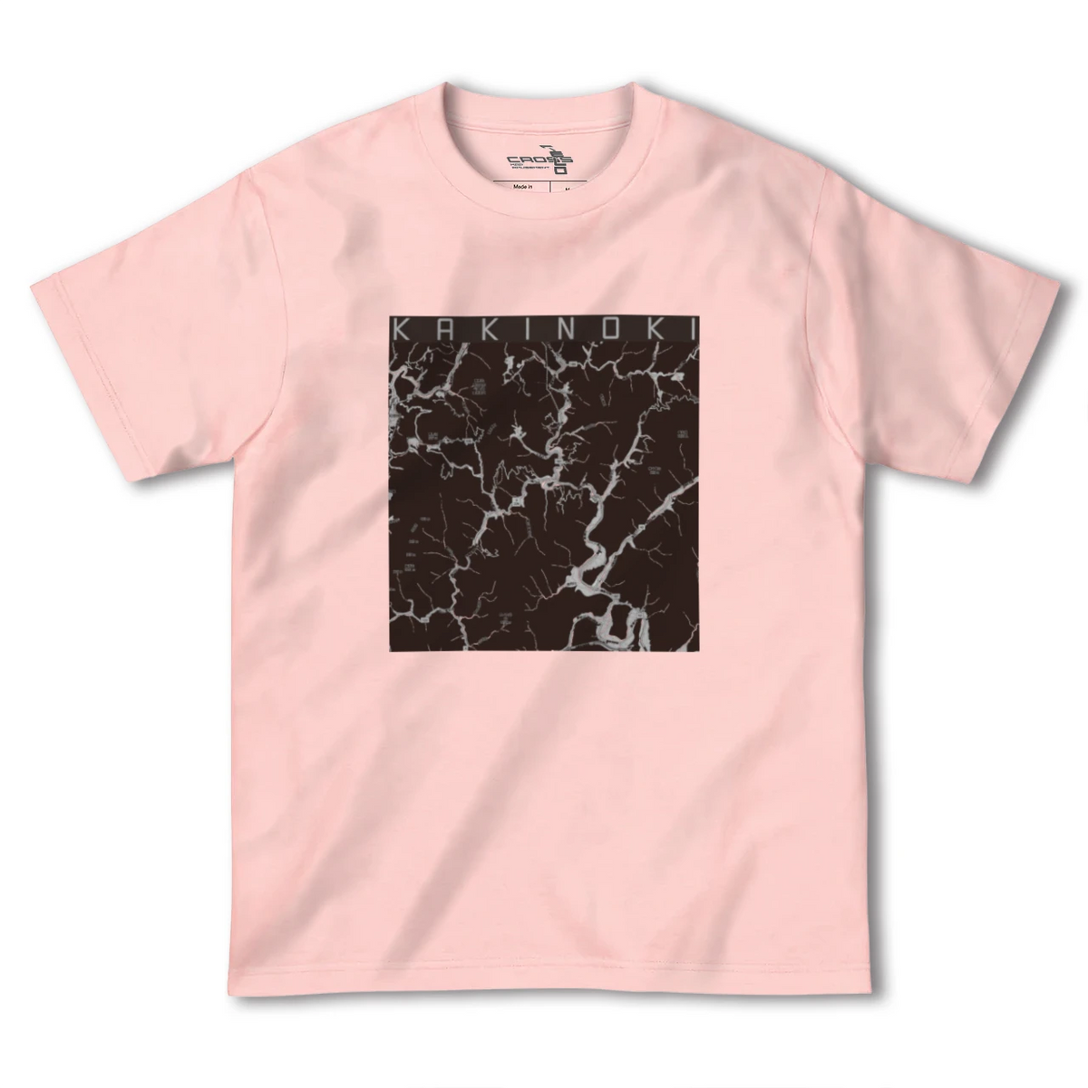 【柿木（島根県）】地図柄ヘビーウェイトTシャツ