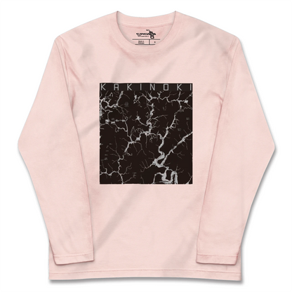 【柿木（島根県）】地図柄ロングスリーブTシャツ