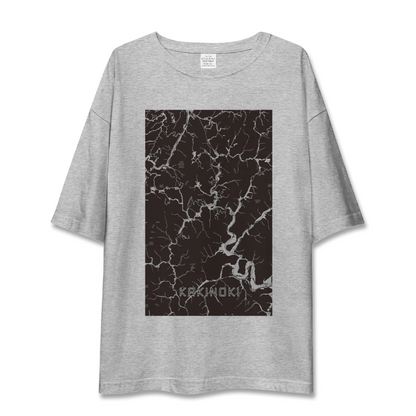 【柿木（島根県）】地図柄ビッグシルエットTシャツ