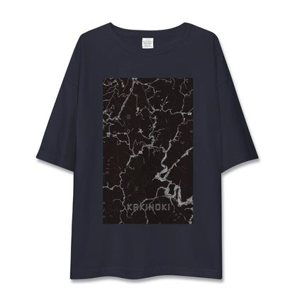 【柿木（島根県）】地図柄ビッグシルエットTシャツ