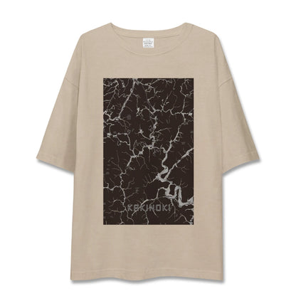 【柿木（島根県）】地図柄ビッグシルエットTシャツ