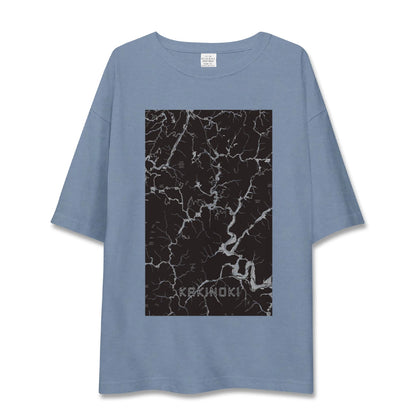 【柿木（島根県）】地図柄ビッグシルエットTシャツ