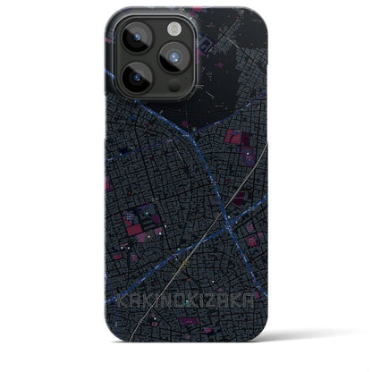 【柿の木坂（東京都）】地図柄iPhoneケース（バックカバータイプ）