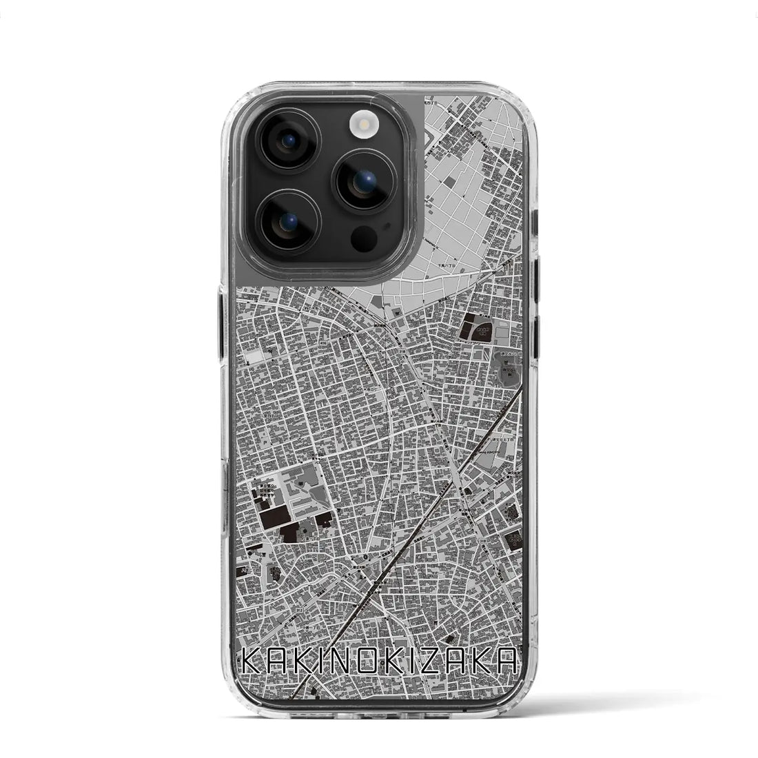 【柿の木坂（東京都）】地図柄iPhoneケース（MagSafeタイプ）